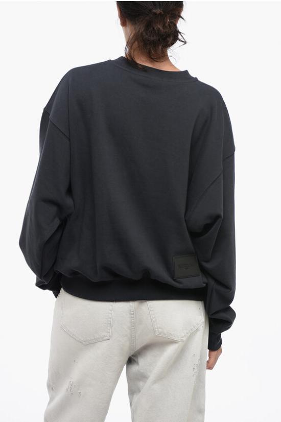  웰던 후드 티셔츠 WDTS322746UDNDARKNAVY Midnight blue - WE11DONE