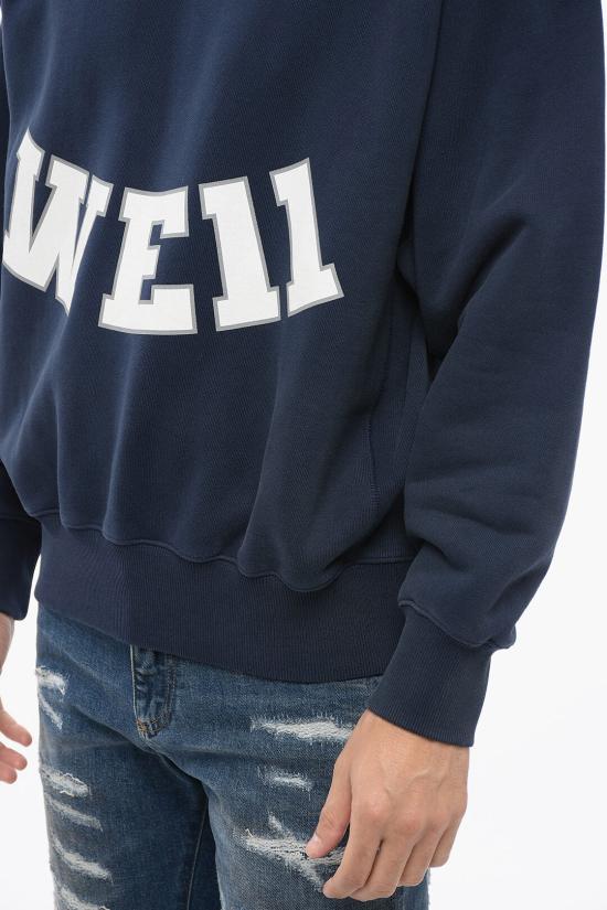  웰던 후드 티셔츠 WDTS322806UNVNAVY Blue - WE11DONE