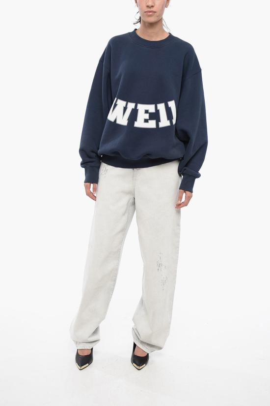  웰던 후드 티셔츠 WDTS322806UNVNAVY Blue - WE11DONE