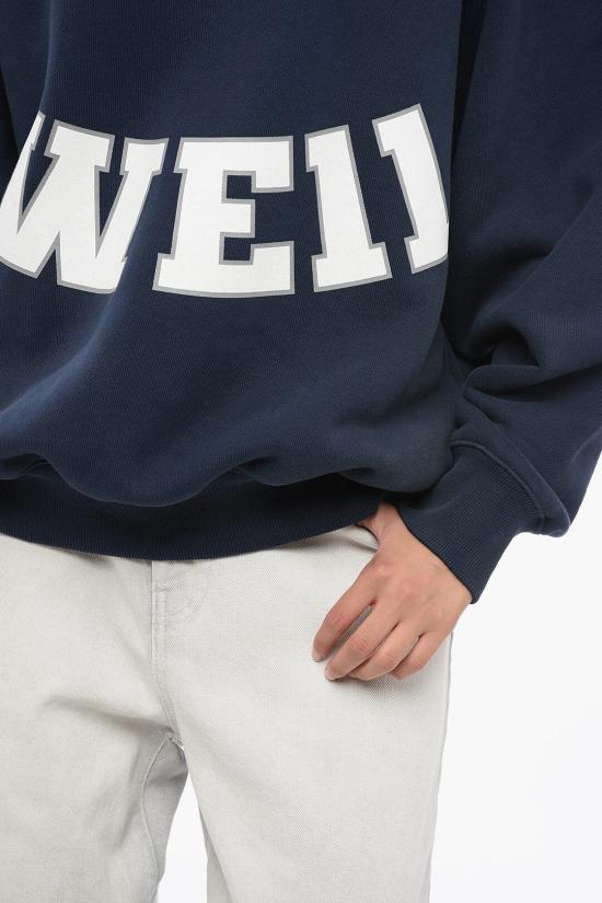  웰던 후드 티셔츠 WDTS322806UNVNAVY Blue - WE11DONE