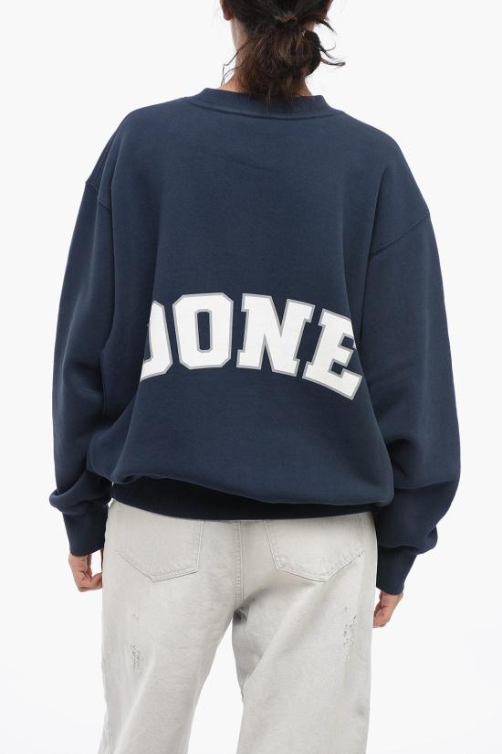  웰던 후드 티셔츠 WDTS322806UNVNAVY Blue - WE11DONE