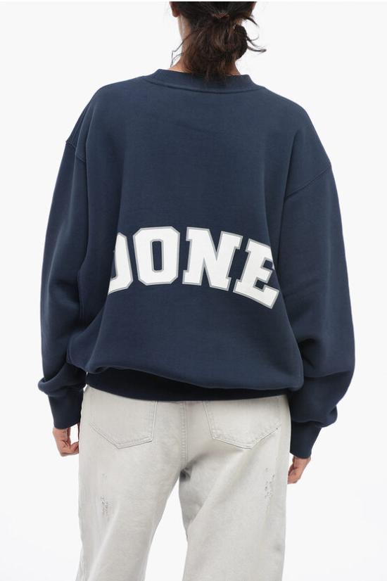  웰던 후드 티셔츠 WDTS322806UNVNAVY Blue - WE11DONE