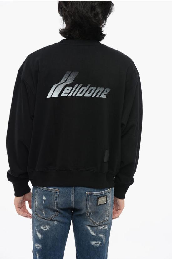  웰던 긴팔 티셔츠 WDTS322843UBKBLACK Black - WE11DONE