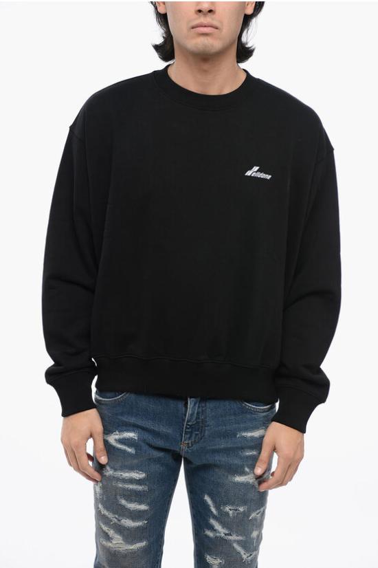  웰던 긴팔 티셔츠 WDTS322843UBKBLACK Black - WE11DONE