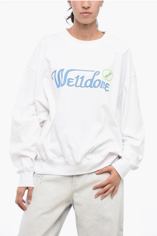  웰던 긴팔 티셔츠 WDTS322816UWHWHITE White - WE11DONE