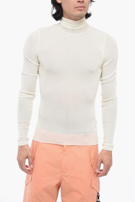  아미 터틀넥 FTS301JE0022185 White - AMI