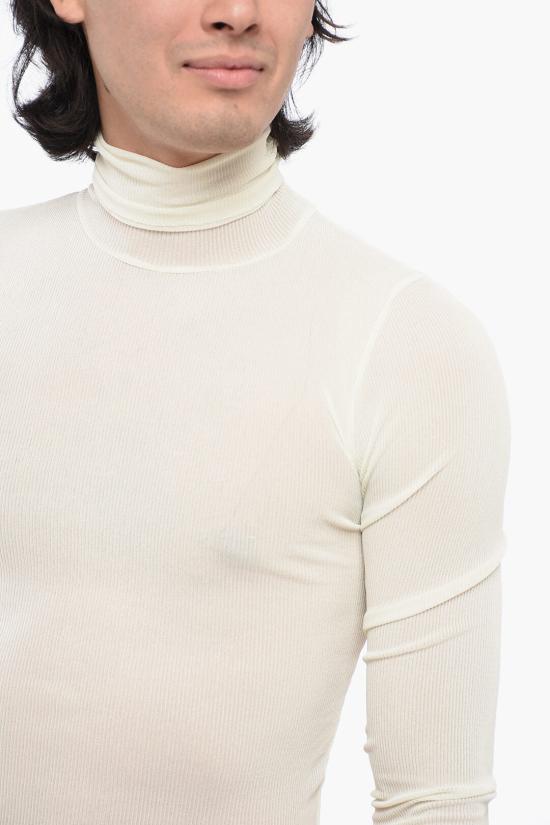  아미 터틀넥 FTS301JE0022185 White - AMI