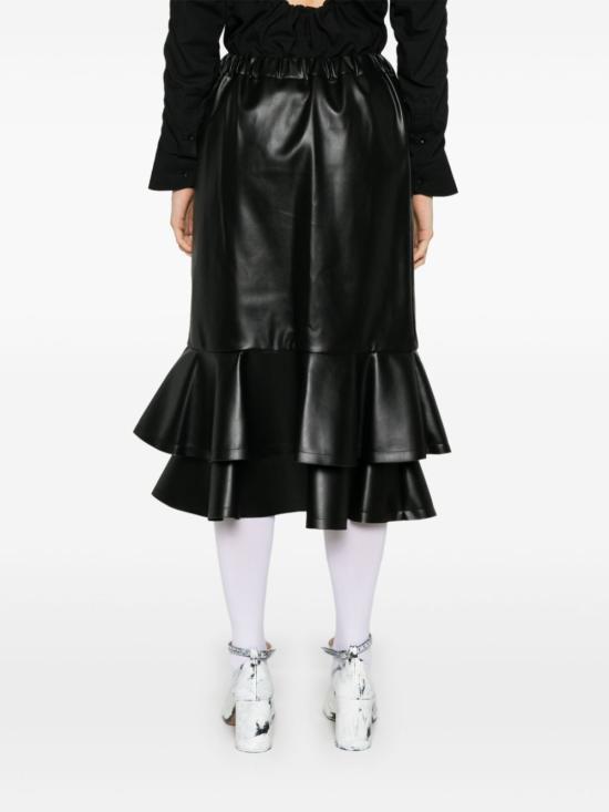 24FW 꼼데가르송 미디 스커트 GN S013 BLACK - COMME DES GARCONS