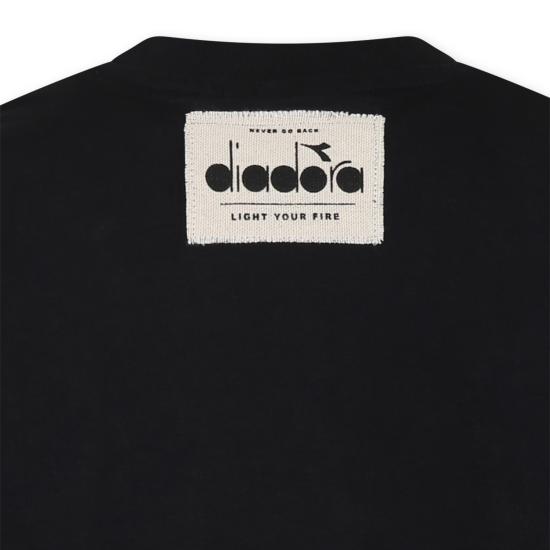  [키즈] 디아도라 헤리티지 티셔츠 F3DIJBTH038 110 BLACK - DIADORA HERITAGE