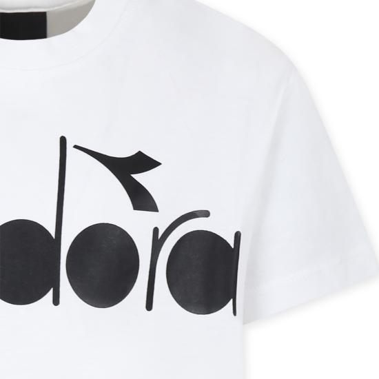  [키즈] 디아도라 헤리티지 티셔츠 F3DIJBTH057 002 WHITE - DIADORA HERITAGE