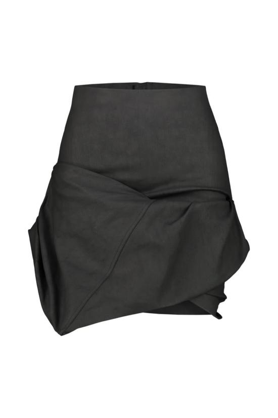 24FW 릭 오웬스 숏 스커트 RO02D3384 Black