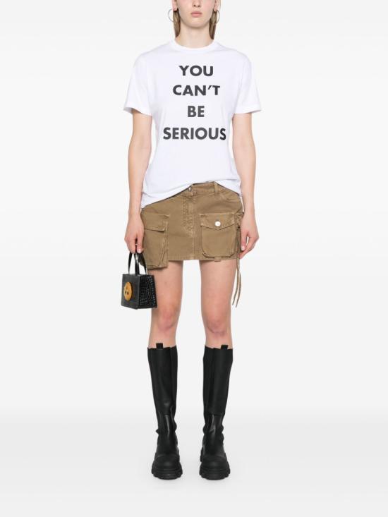 24FW 모스키노 반팔 티셔츠 A070855411001 001C - MOSCHINO