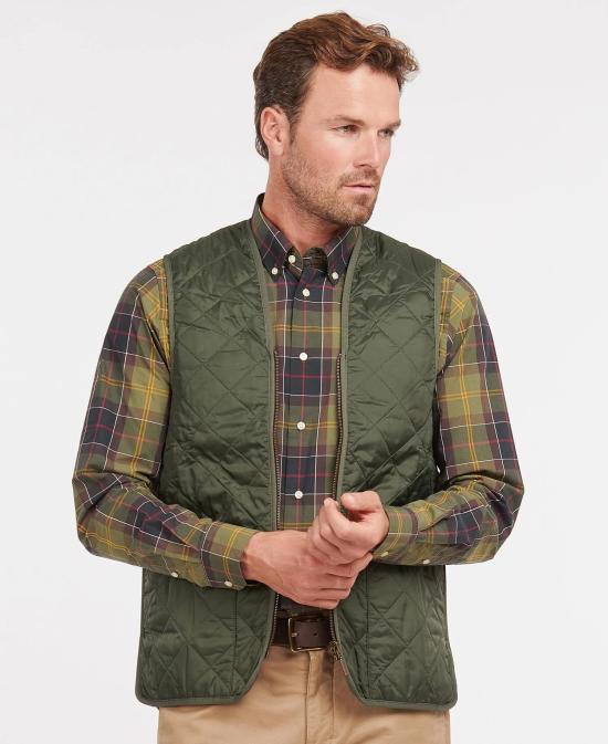 24FW 바버 베스트 MLI0001 MLI GN92 Olive classic - BARBOUR