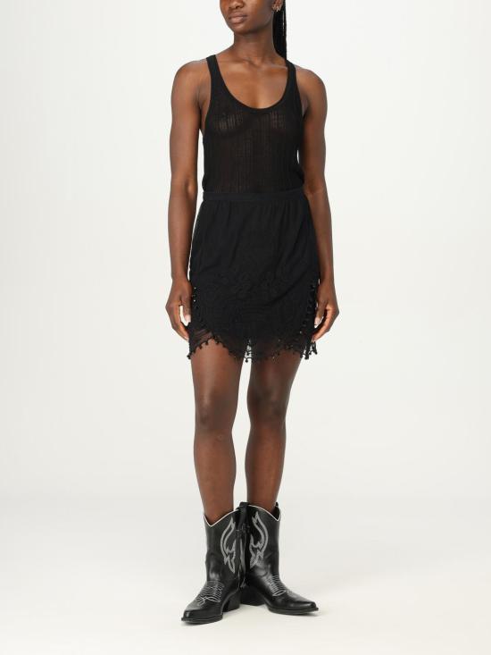  이자벨마랑 숏 스커트 JU0193FAB2J071 01BK Black - ISABEL MARANT