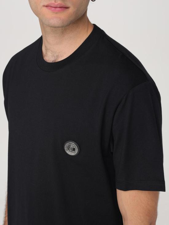 24FW 저스트까발리 반팔 티셔츠 77OAHE09CJ110 899 Black - JUST CAVALLI