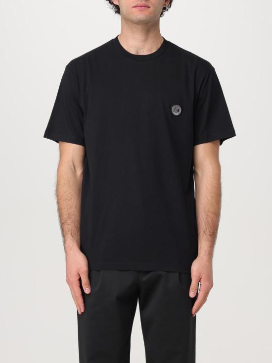 24FW 저스트까발리 반팔 티셔츠 77OAHE09CJ110 899 Black