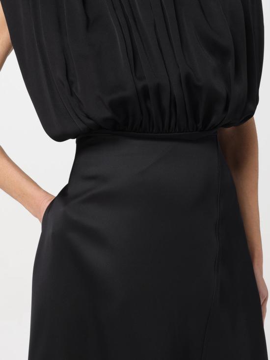  질샌더 롱 스커트 J01MA0132J65112 001 Black - JIL SANDER