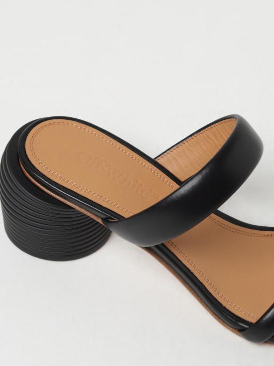  오프화이트 뮬/슬리퍼 OWIH059S24LEA001 1010 Black - OFF WHITE