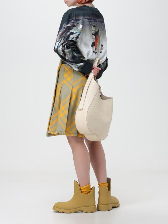 25FW 버버리 미디 스커트 8077203 Yellow - BURBERRY