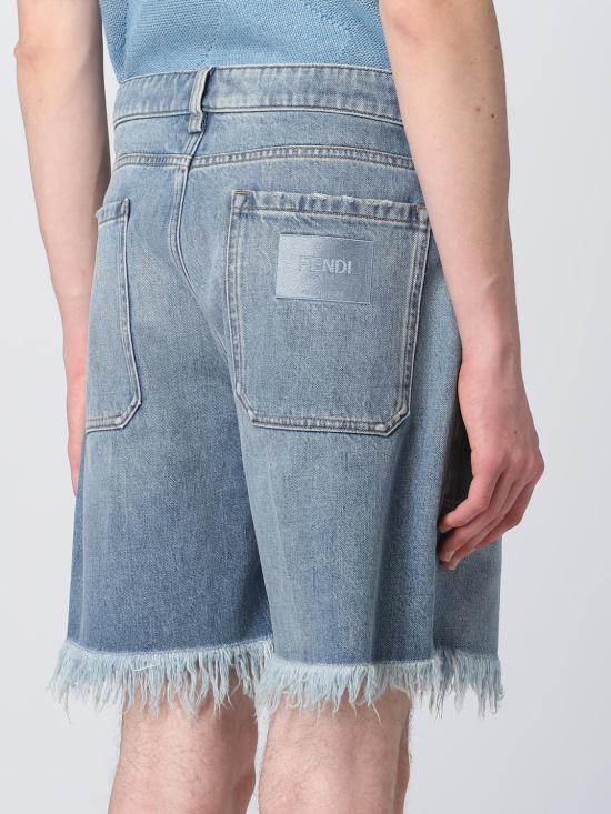  펜디 데님 숏팬츠 FLP307AN4W F0QG0 Denim - FENDI