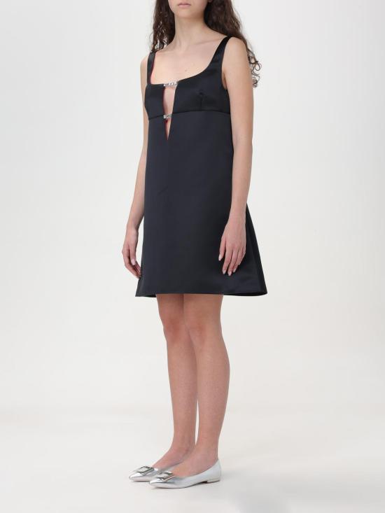  니나리찌 숏 원피스 24PCRO040PL0450 U9000 Black - NINA RICCI