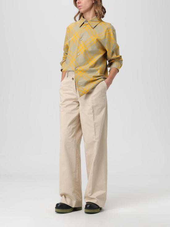  버버리 블라우스 8077796 Yellow - BURBERRY