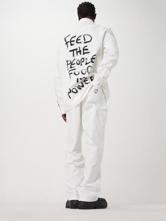  스카이하이팜 스트레이트 팬츠 SHF04P404 White - SKY HIGH FARM