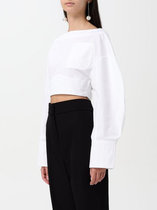 24FW 자크뮈스 반팔 티셔츠 243SH0721520 100 White - JACQUEMUS