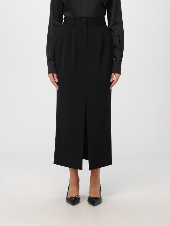 24FW 돌체앤가바나 롱 스커트 F4CZ8TFU21E N0000 Black