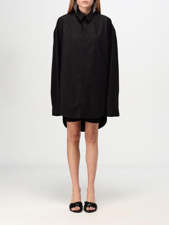 25FW 발렌시아가 숏 원피스 809049TNM60 1000 Black