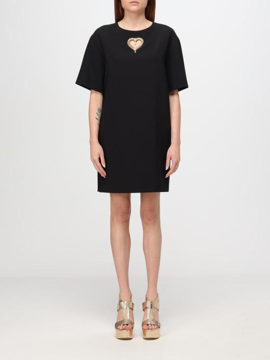  모스키노 숏 원피스 04140424 0555 Black