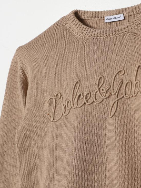 24FW [키즈] 돌체앤가바나 풀오버 L4KWE2JBCE0 M0208 Beige - DOLCE & GABBANA