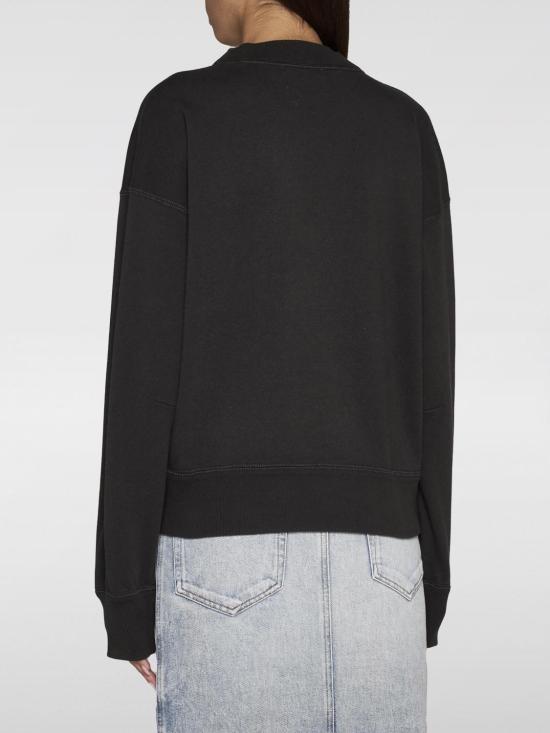 25FW 이자벨마랑에뚜왈 모비 로고 스웨트셔츠 SW0003FAA1M07E 02FK Black - ISABEL MARANT ETOILE