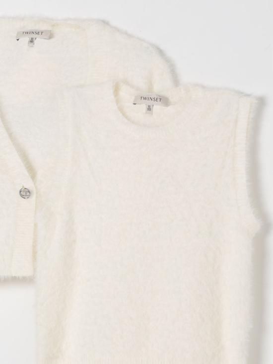 25FW [키즈] 트윈셋  가디건 242GJ3211 00526 White - TWINSET