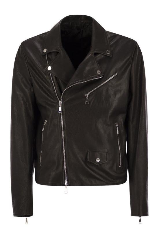 24FW 딸리아토레 바이커 자켓 FRANKLINAICHI240624I135 1348 Brown