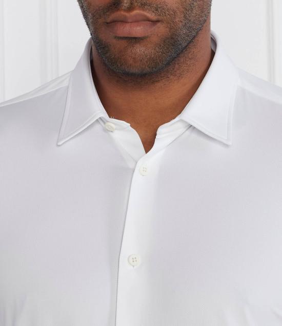  보스 긴팔 셔츠 50497451 10225157 01 100 White - BOSS