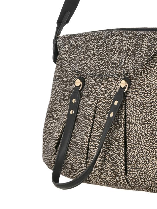 24FW 보르보네제 숄더백 933077 AH1X11 Op naturale nero - BORBONESE