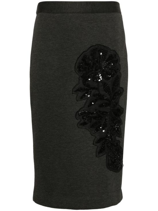 24FW 파로쉬 미디 스커트 D621125ZREMIX 037 GRIGIO