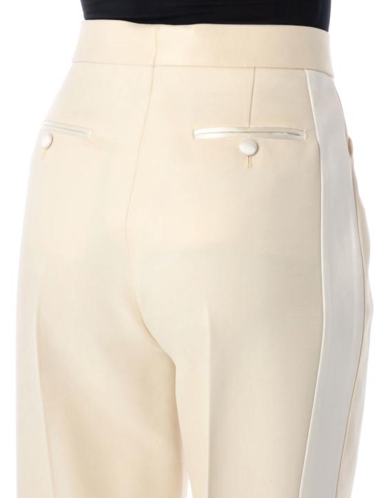 24FW 톰포드 스트레이트 팬츠 PAW590FAX1194 AW305 MORNING CLOUD WHITE - TOMFORD