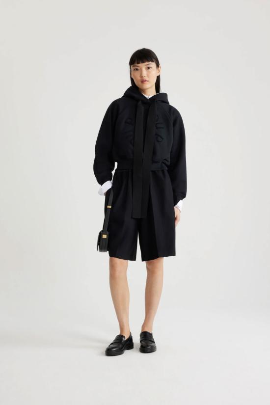 24FW 파투 후드 티셔츠 JE0699995 999B Black - PATOU