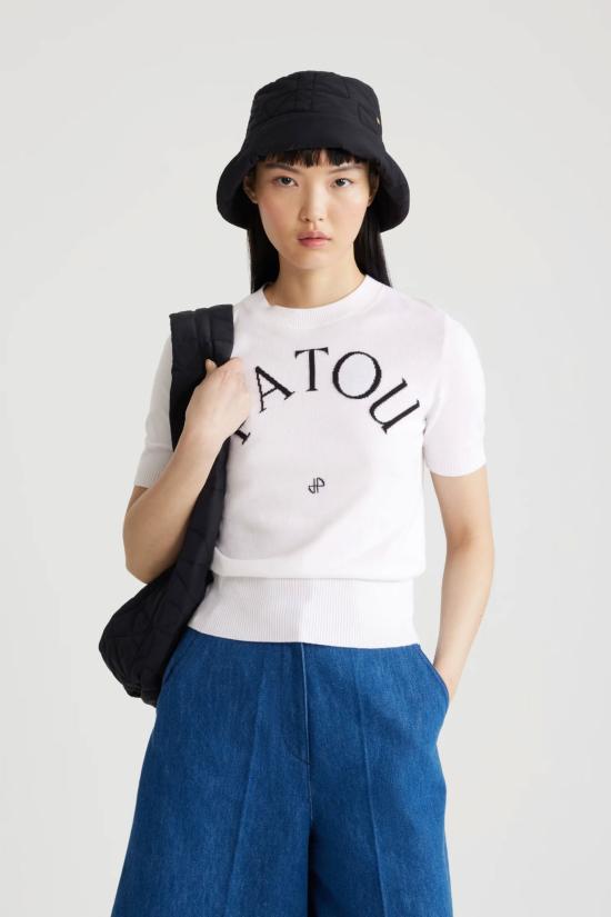  파투 스웨터 KN0688045 001W White - PATOU