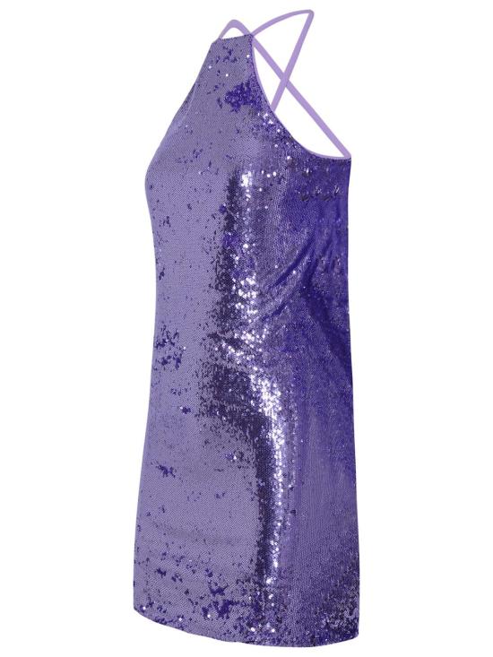  디 아티코 숏 원피스 227WCA146 E060011 Liliac - THE ATTICO