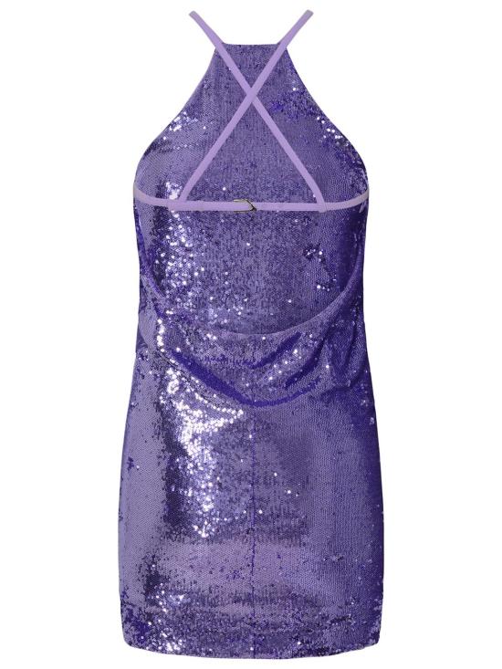  디 아티코 숏 원피스 227WCA146 E060011 Liliac - THE ATTICO