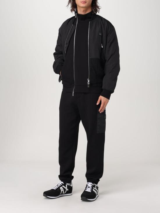 25FW 알마니 봄버 자켓 XM000033AF10323 UC001 Black - ARMANI