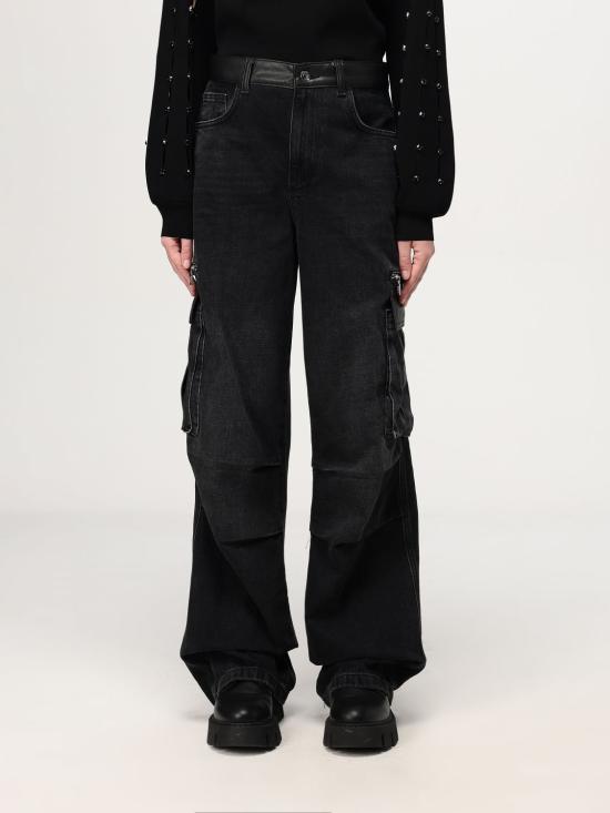  리우조 데님 팬츠 UF4102D4854 87405 Black