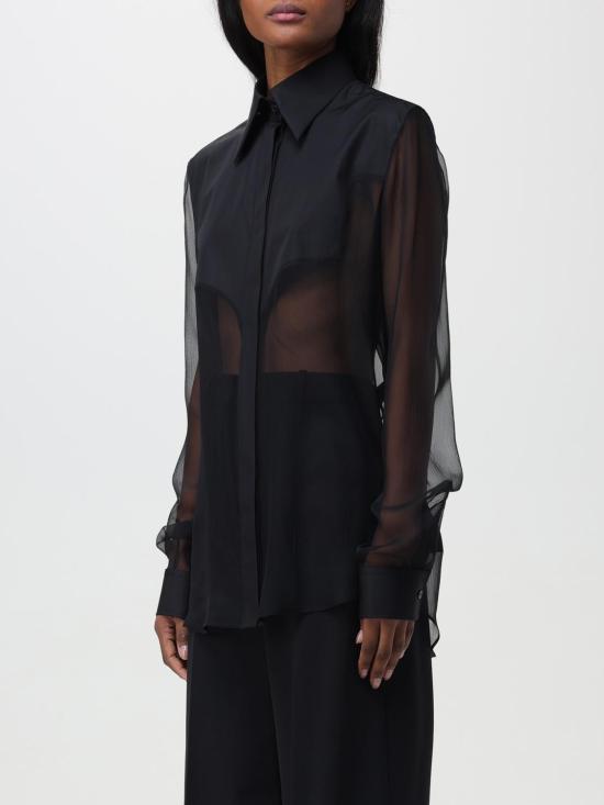  발망 셔츠 CF1HS330ME47 0PA Black - BALMAIN