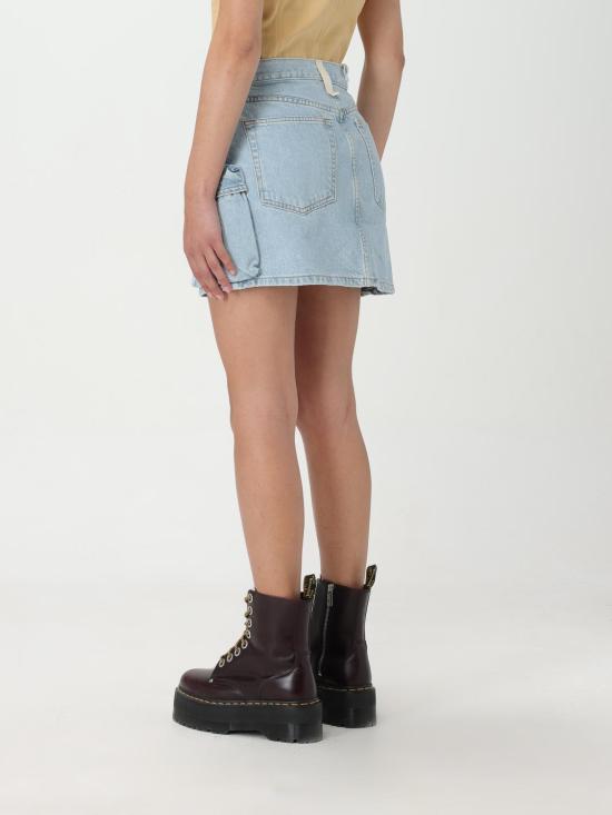  아미시 데님 스커트 AMD077D4691813 999 Denim - AMISH