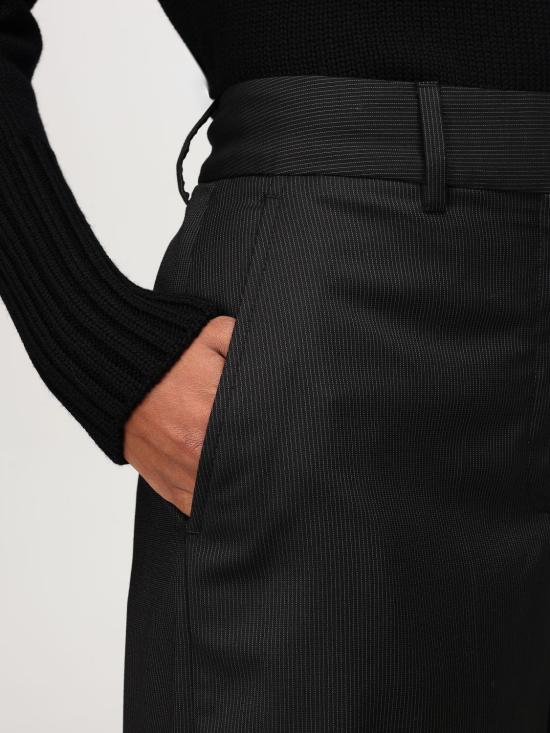 24FW 오피신 제네랄 스트레이트 팬츠 WTLG456PRE BLACKECRU Black - OFFICINE GENERALE