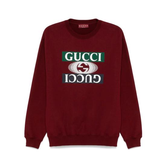 24FW 구찌 긴팔 티셔츠 784413XJGQP 6317 ROSSO ANCORA MC