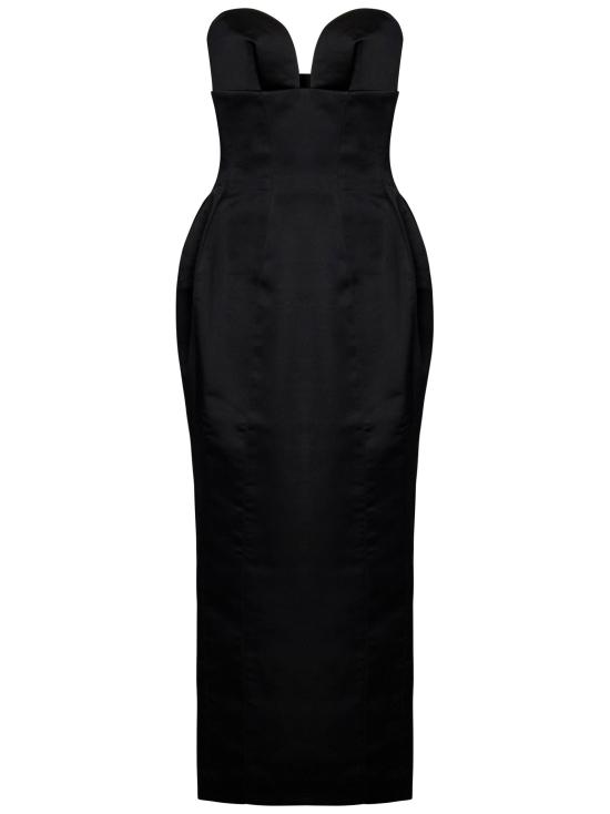 25SS 모놋 롱 원피스 FW2420R800001250 BLACK